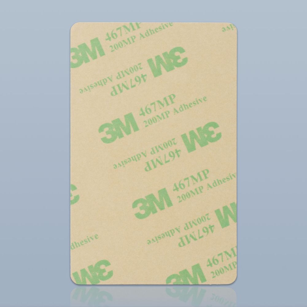 Buy Glossy White PVC NFC Sticky Card - NTAG213 - Overlay - NFC Tag