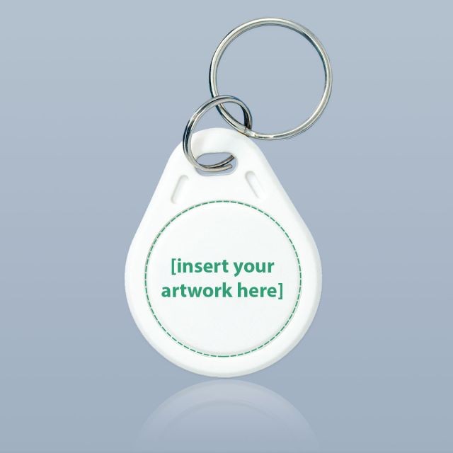 2-Color Printed NFC Key Fob - NTAG213