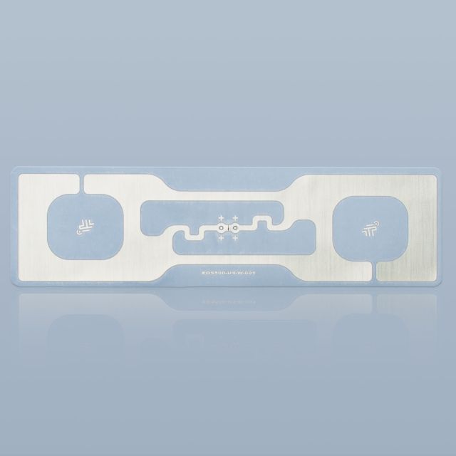 Tageos EOS-500 Clear Wet UHF RFID Inlay - NXP UCODE 9 - 97 x 27 mm Rectangle - RFID Tag