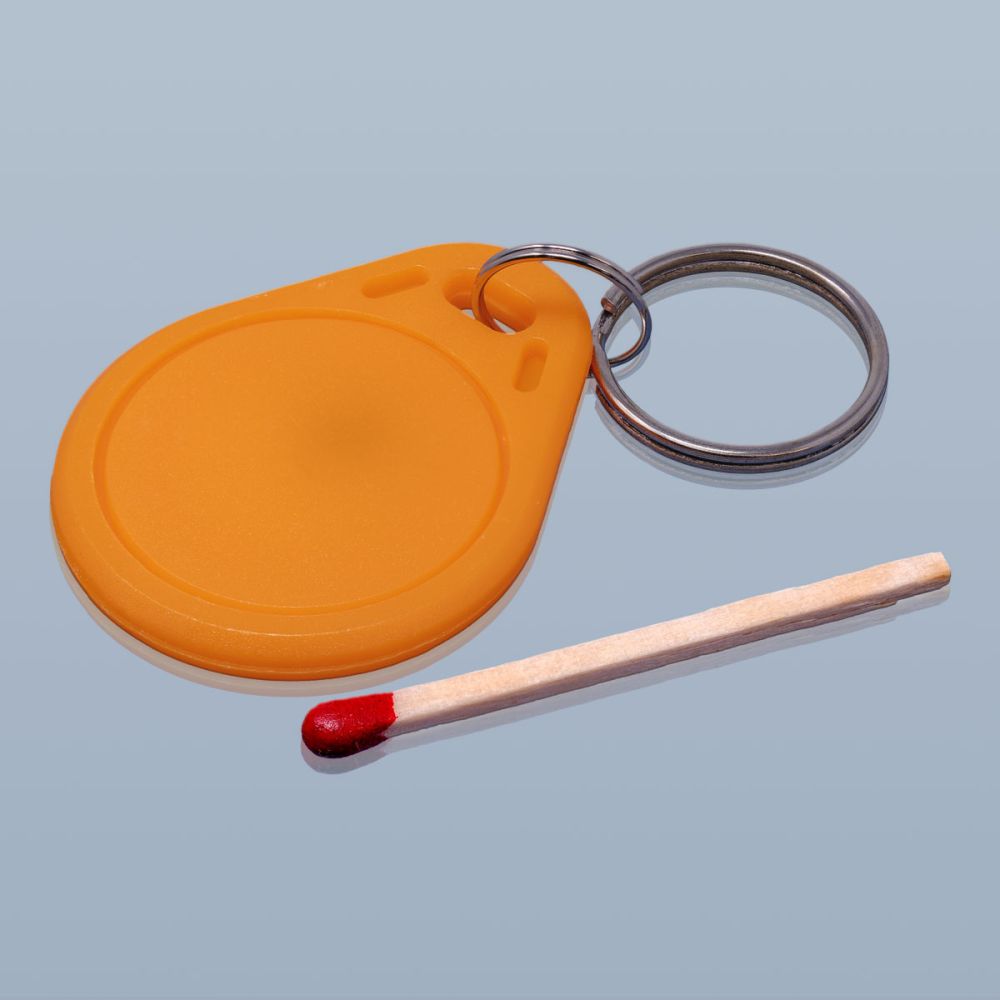 Buy NFC Key Fob - NTAG216 - Orange - NFC Tag Online | GoToTags Store