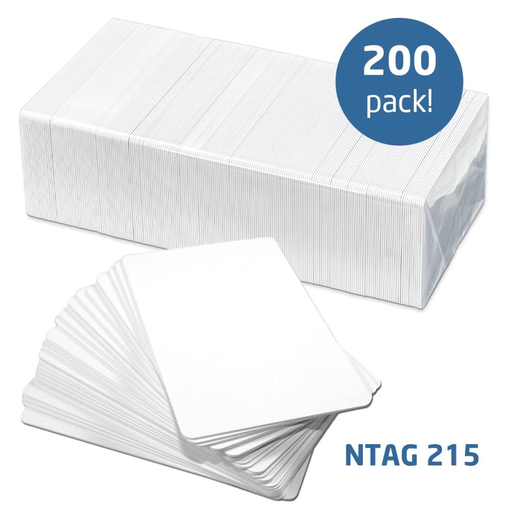 NFC PVC Card - NTAG215 - 200 Pack