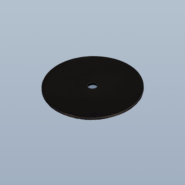 NFC Sticky Token - NTAG216 - 30 mm Circle - Hole - Black - NFC Tag