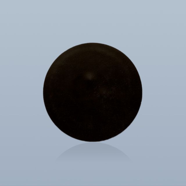 Thin On-Metal NFC Sticker - ST25TN01K - 30 mm Circle - Black - NFC Tag