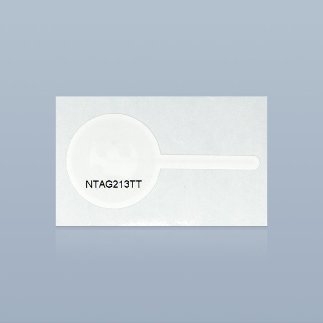 Tamper Loop NFC Sticker - NTAG213 TT - 25 mm Circle - NFC Tag